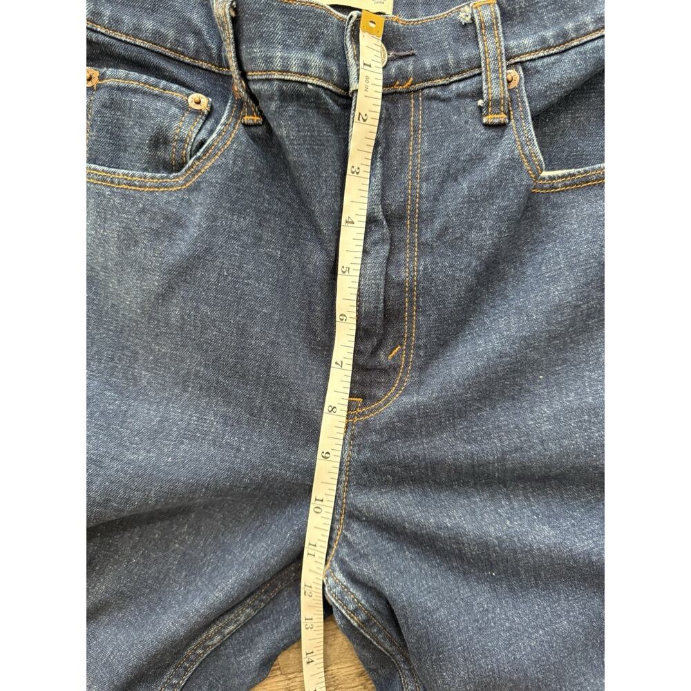 Abercrombie & Fitch 90's Slim Straight Ultra High Rise Size 6, 28 Dark Wash - Picture 4 of 6